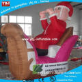 New fabric father christmas/Guangzhou YBJ inflatable christmas decoration